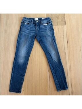 Frame Denim Le Garcon Jeans Style Riley Medium Wash Size 25